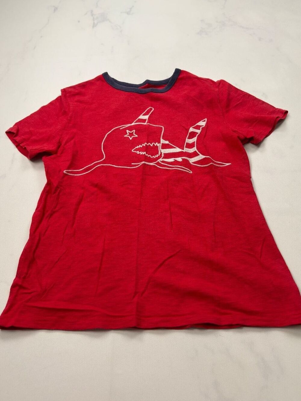 Gap Kids Shark Graphic Tee Red 2000s Indie - Boys XXL